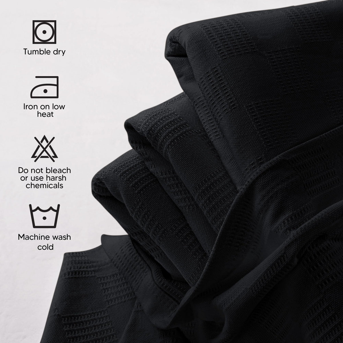 Utopia Bedding closeup shows soft texture, ideal for breathable comfort.
