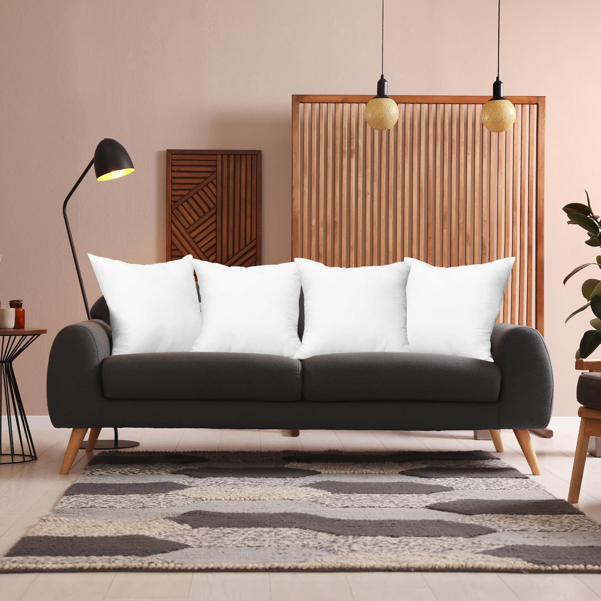 Utopia Bedding decorative inserts enhancing sofa styling and room décor.