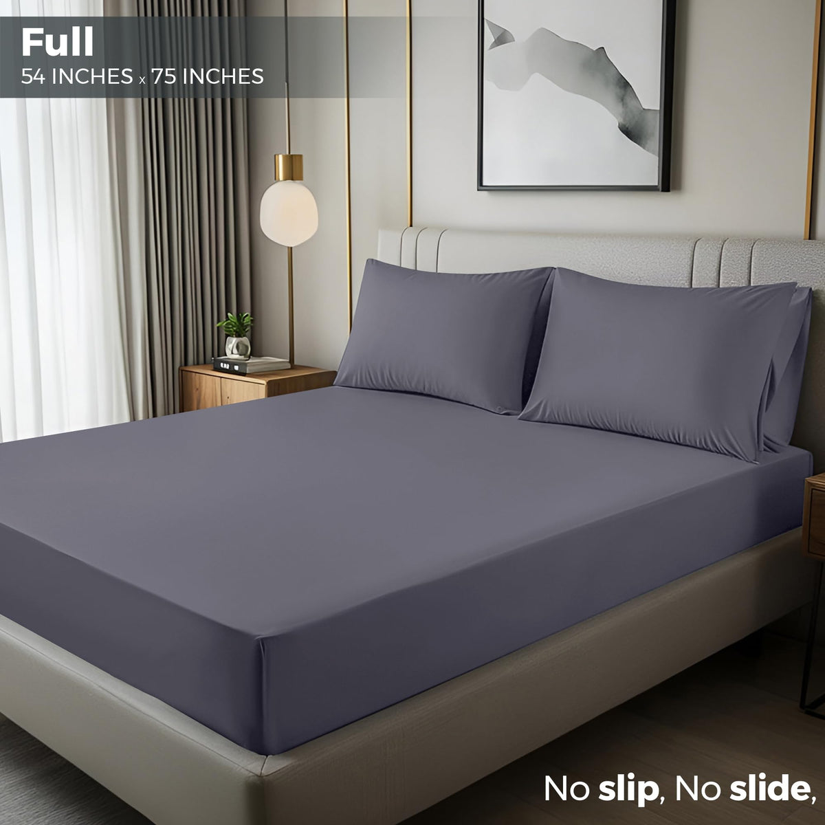 Utopia Bedding deep-pocket design accommodates mattresses up to 15 inches.