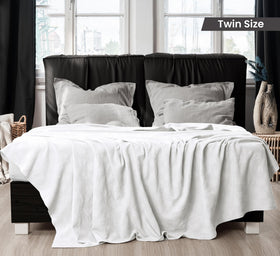 Utopia Bedding dobby weave texture blanket highlights soft fabric quality.