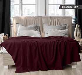 Utopia Bedding dobby weave texture closeup highlights soft premium cotton feel