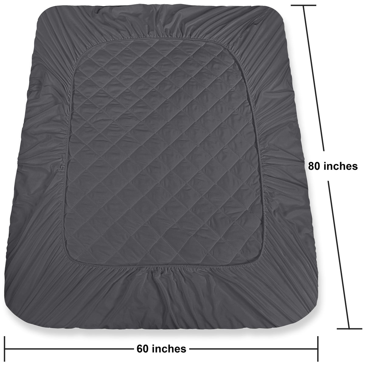 Utopia Bedding durable cover helps keep your mattress clean and stain-free.