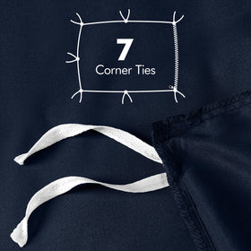 Durable stitching and reinforced seams on the duvet cover