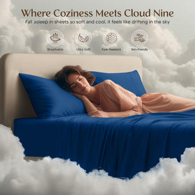 Utopia Bedding dusk blue colorway complements many decors with timeless style.