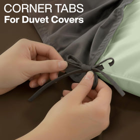 Utopia Bedding duvet cover attachment system minimizes shifting