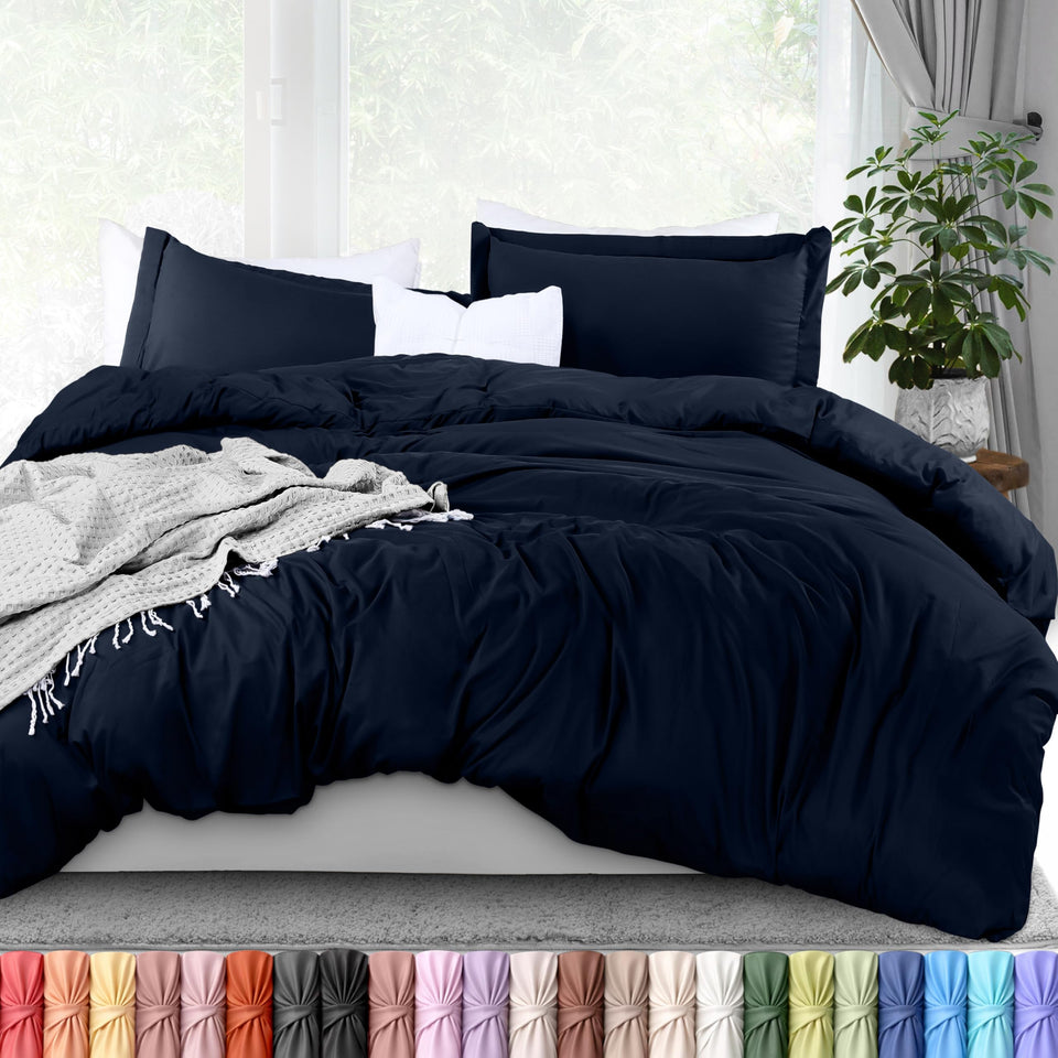 Utopia Bedding duvet cover full 80x90 with zipper for simple duvet insertion