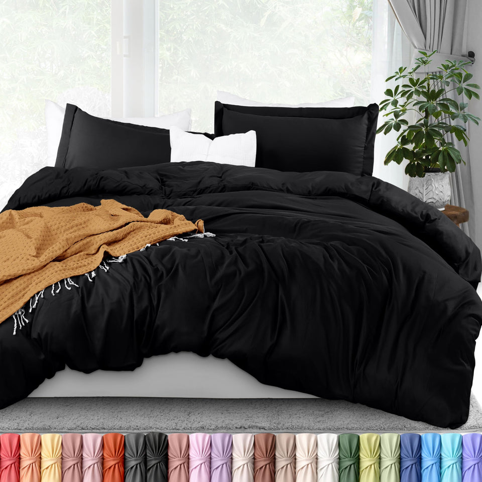 Utopia Bedding king duvet cover with zipper for secure fit