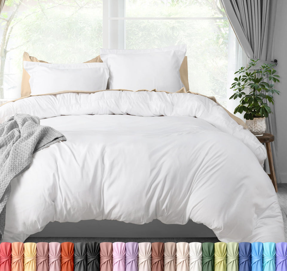 Utopia Bedding duvet cover king 104x90 with zipper closure.