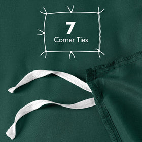 Utopia Bedding seven tie knots help keep the comforter in place for a tidy bed.