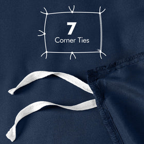 Hidden zipper on Utopia Bedding duvet cover keeps the insert secure