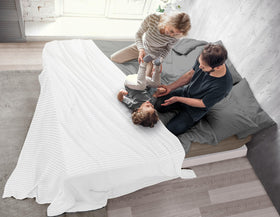Utopia Bedding easy-care cotton blanket easy washing and drying