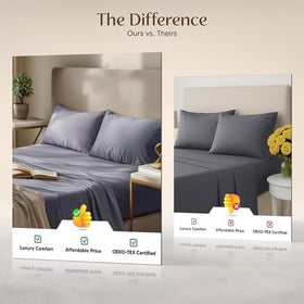 Utopia Bedding easy-care, machine-washable sheets