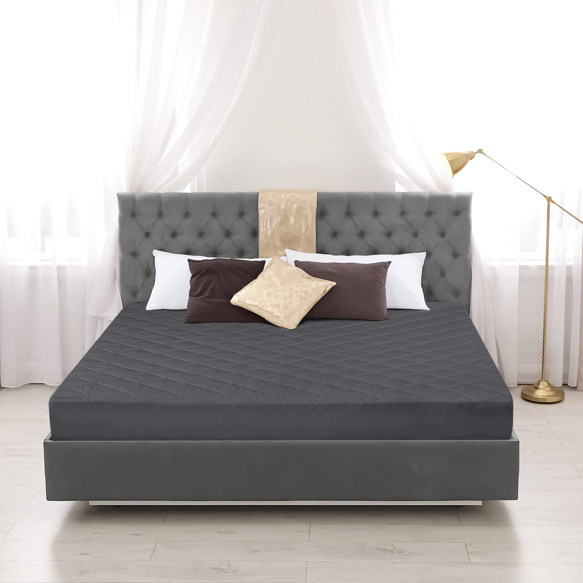 Utopia Bedding easy care mattress pad for low-maintenance upkeep