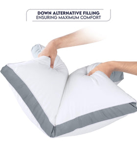 Utopia Bedding easy-care image highlighting spot-clean label