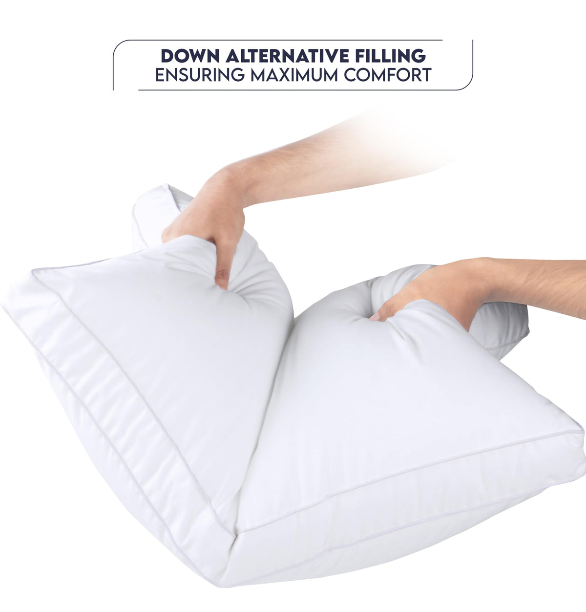 Utopia Bedding versatile pillows fit dorm rooms and small apartments.