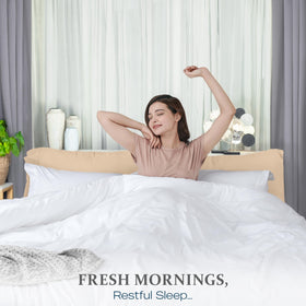 Utopia Bedding easy care instructions with quick wash and dry options