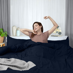 Easy-care, wrinkle-free fabric designed for busy homes