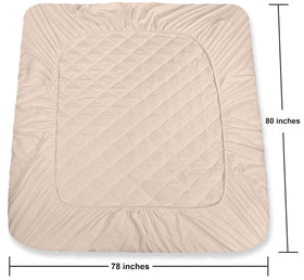 Utopia Bedding elastic all-around fit keeps the pad securely in place