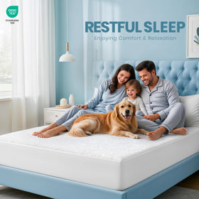 Utopia Bedding elastic-band design ensuring a secure, flat-fitting protector with easy installation