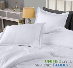 Utopia Bedding elegant-bedroom decor image illustrates versatile white design for various styles.