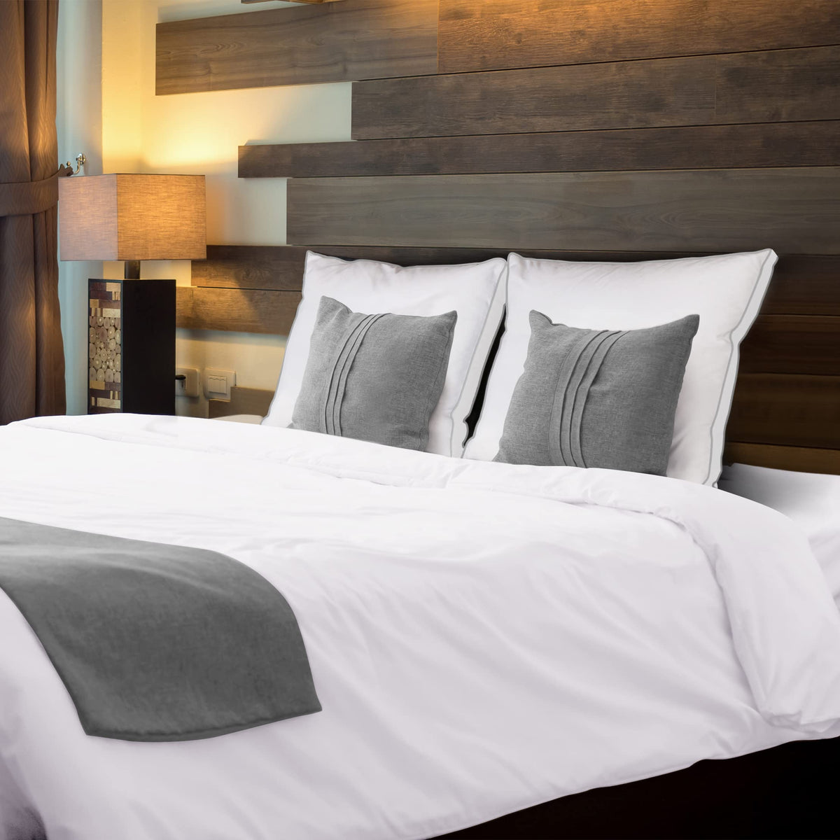 Utopia Bedding euro pillow cooling-cover promotes airflow for a cooler night.