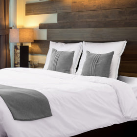 Utopia Bedding euro pillow cooling-cover promotes airflow for a cooler night.
