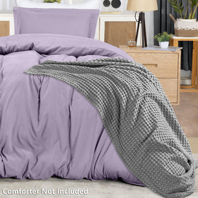 Utopia Bedding duvet cover resists fading, keeps brightness and shape over time