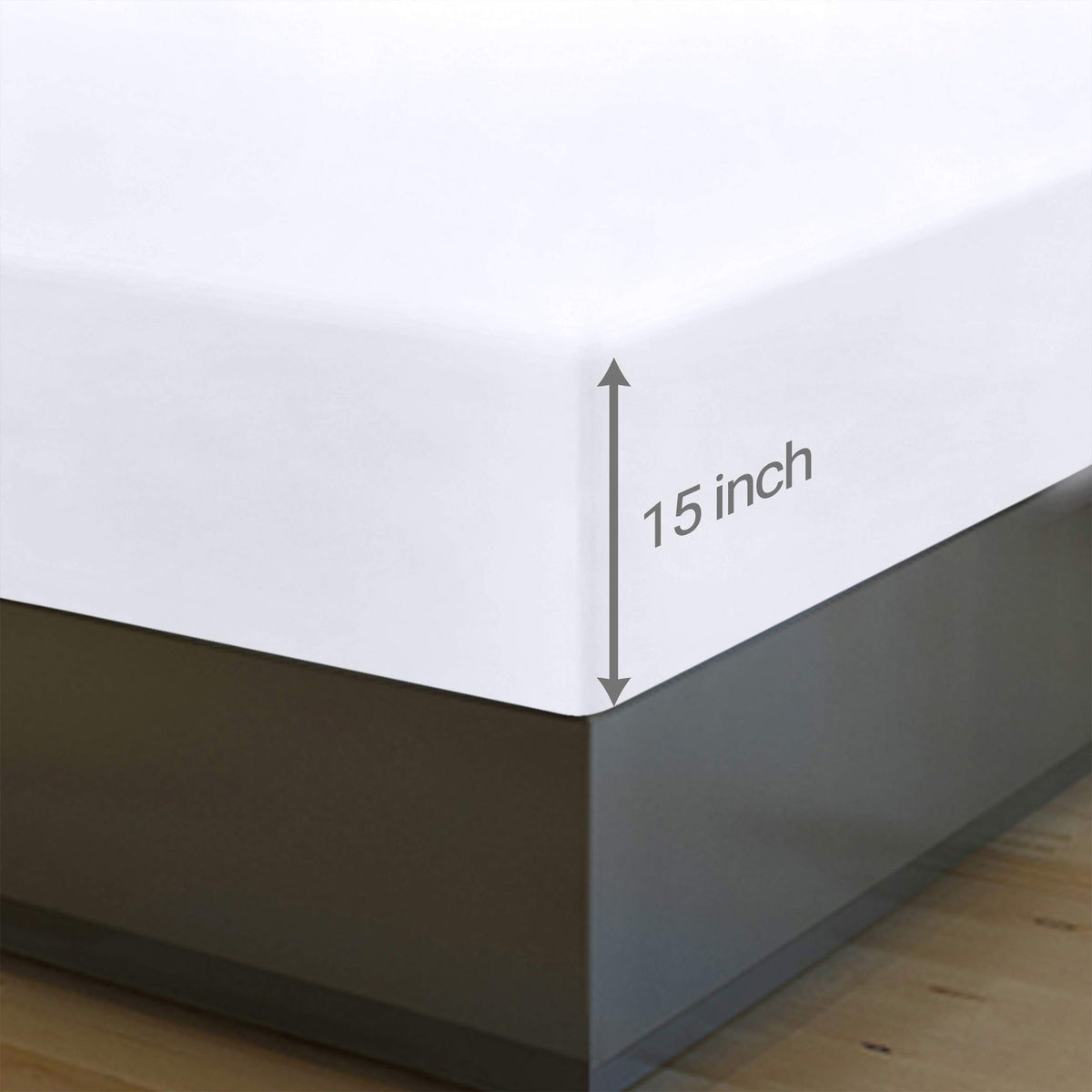 Utopia Bedding fade and shrink resistant fabric maintains color and fit.