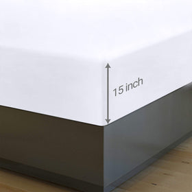 Utopia Bedding fade and shrink resistant fabric maintains color and fit.
