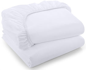Utopia Bedding fitted sheet close-up in brushed microfiber with soft, inviting feel
