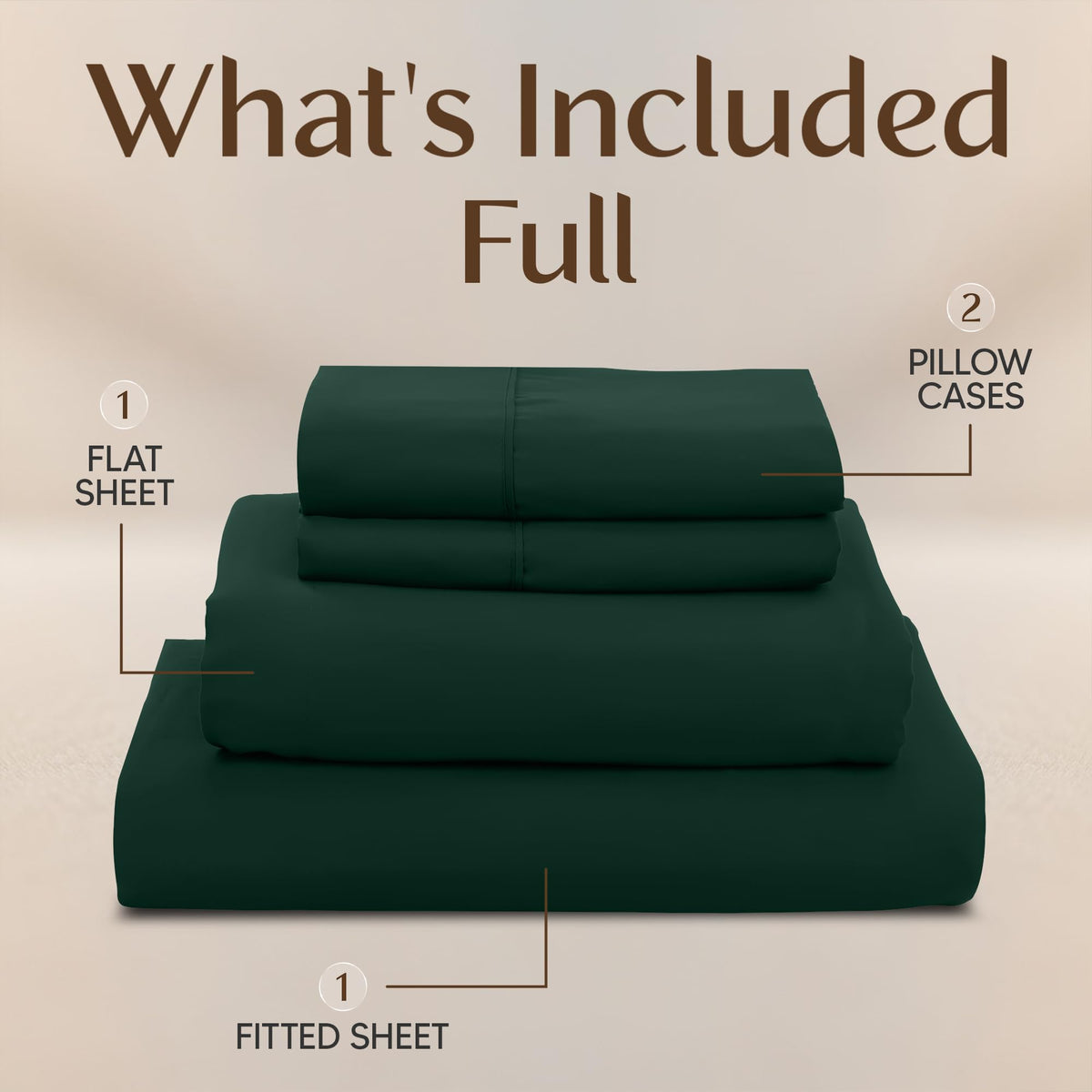 Ultra-soft flat sheet 81 by 96 inches for full-size beds by Utopia Bedding