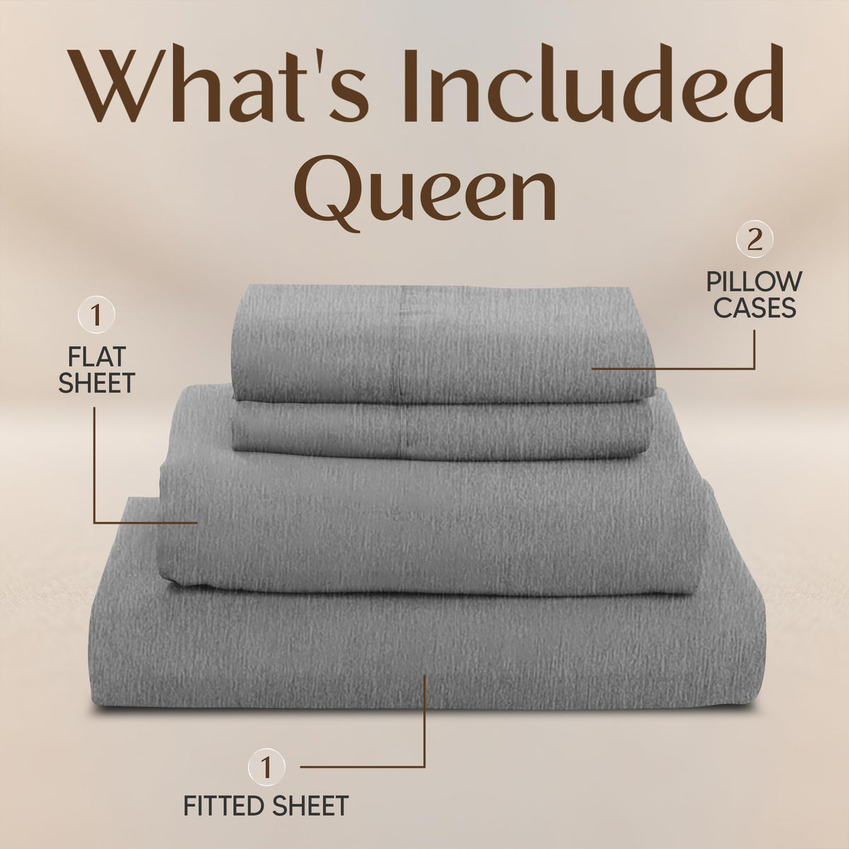 Utopia Bedding flat sheet 90x102 inches drapes smoothly for a clean look.