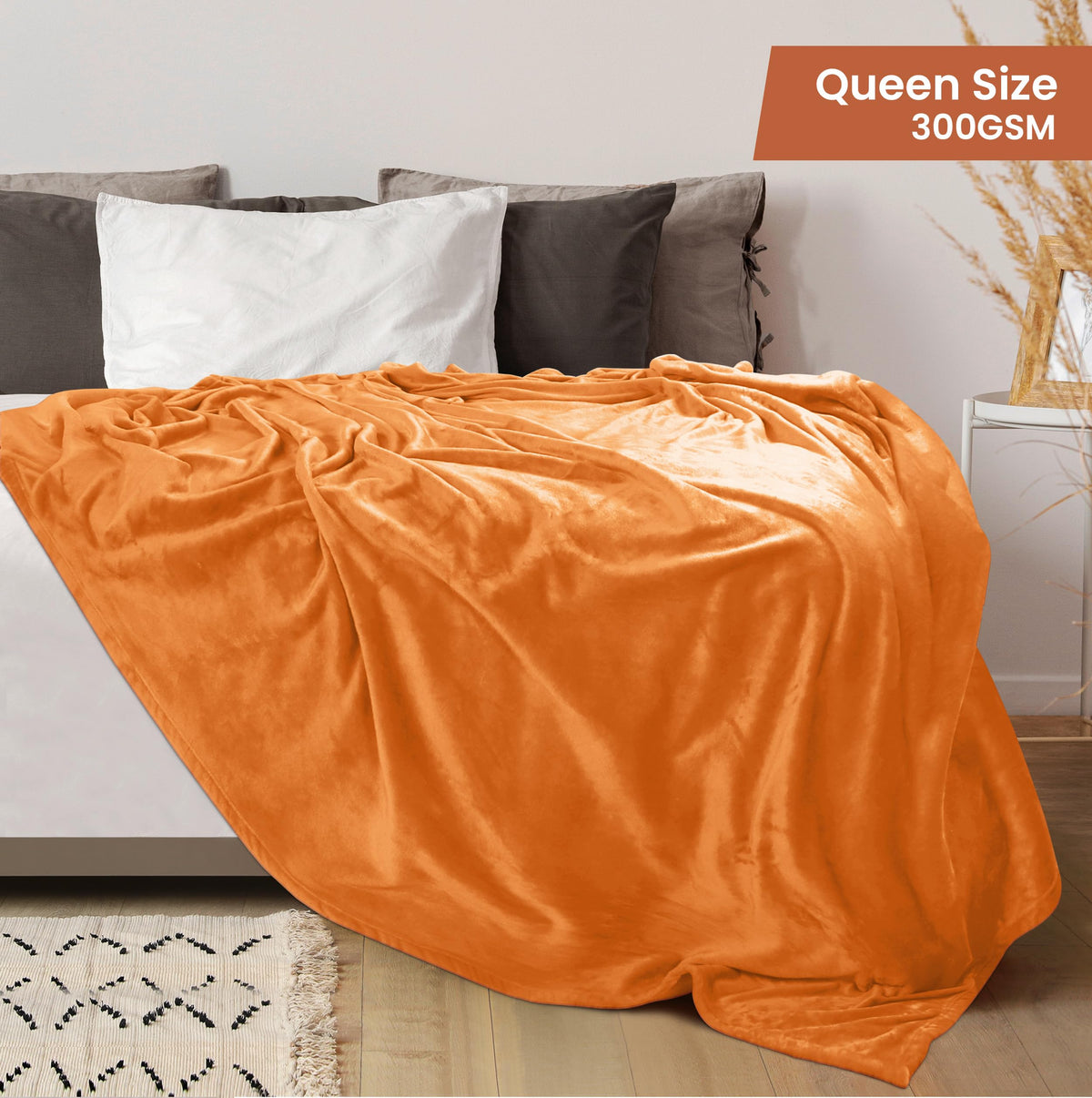 Close-up of Utopia Bedding microfiber texture showing soft plush feel.