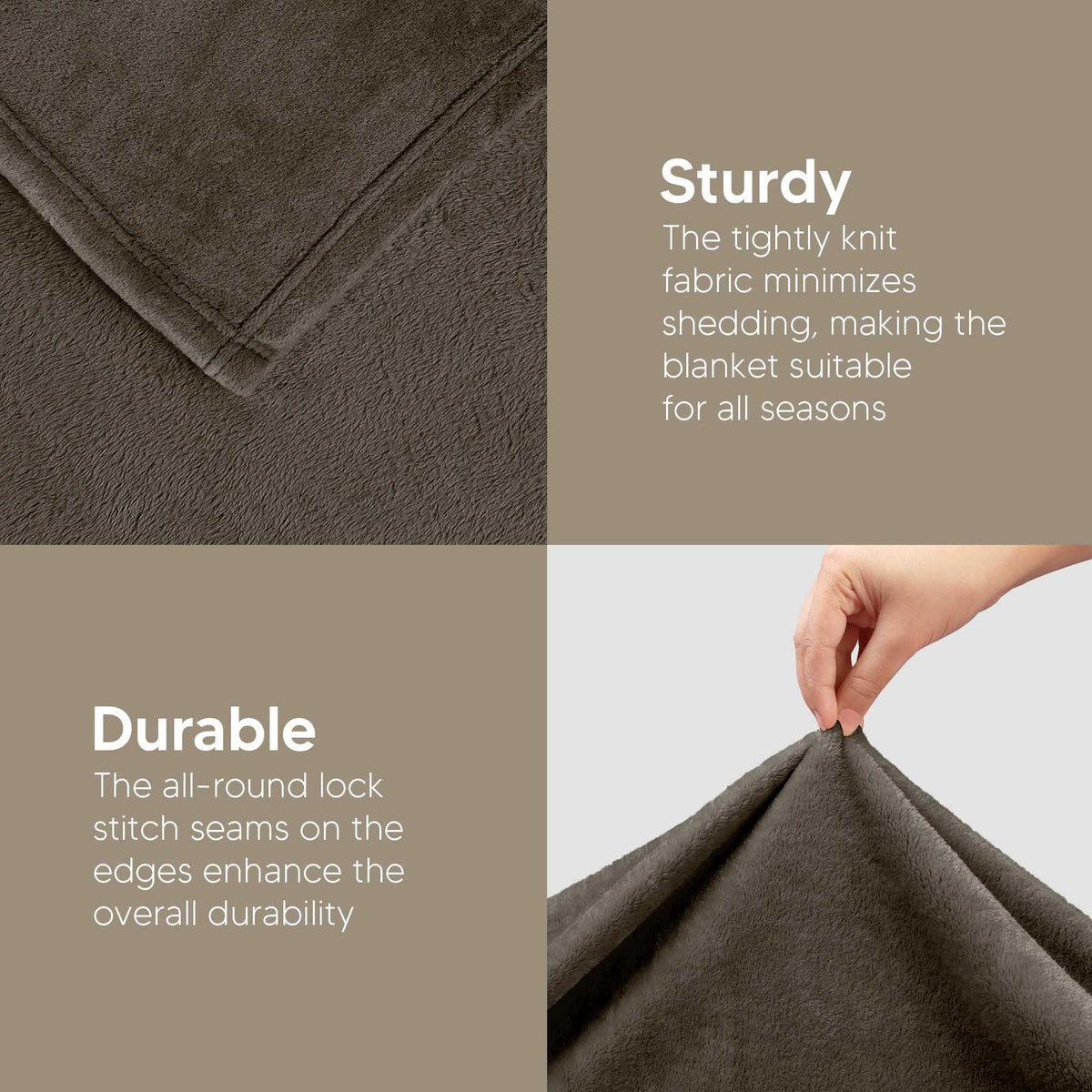 Utopia Bedding fleece blanket is easy to care for, machine washable.
