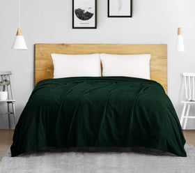 Utopia Bedding forest green blanket room decor accent