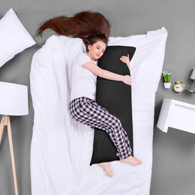 Utopia Bedding full body pillow provides maternity support for comfort during pregnancy