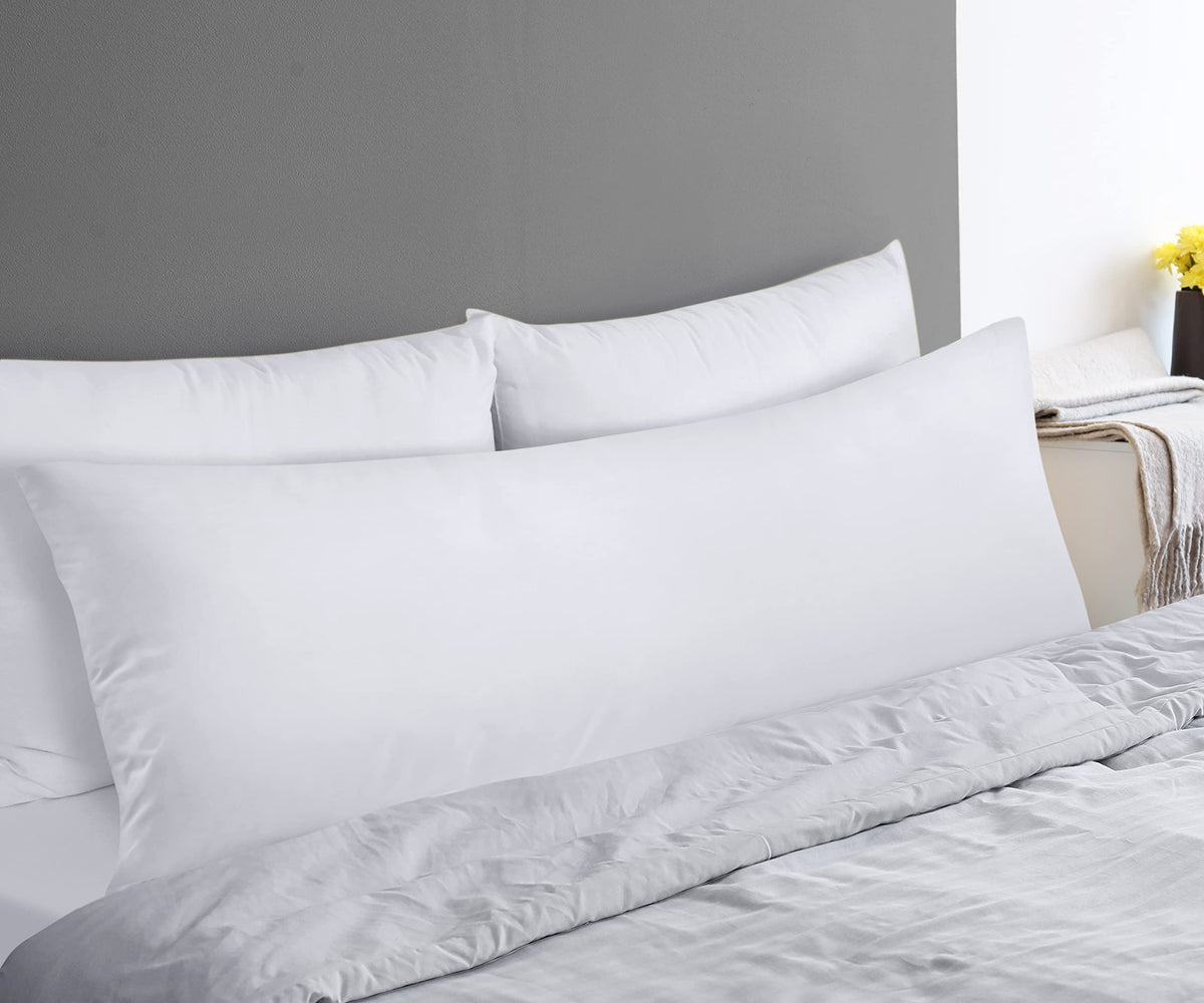 Utopia Bedding pregnancy context shows added contouring and cozy comfort