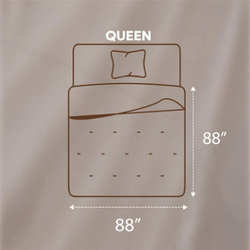 Utopia Bedding gray queen comforter adds timeless style to your bedroom
