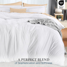 Utopia Bedding hidden zipper closure makes changing covers quick and neat