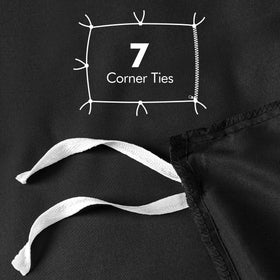 Hidden zipper closure on Utopia Bedding duvet cover in use