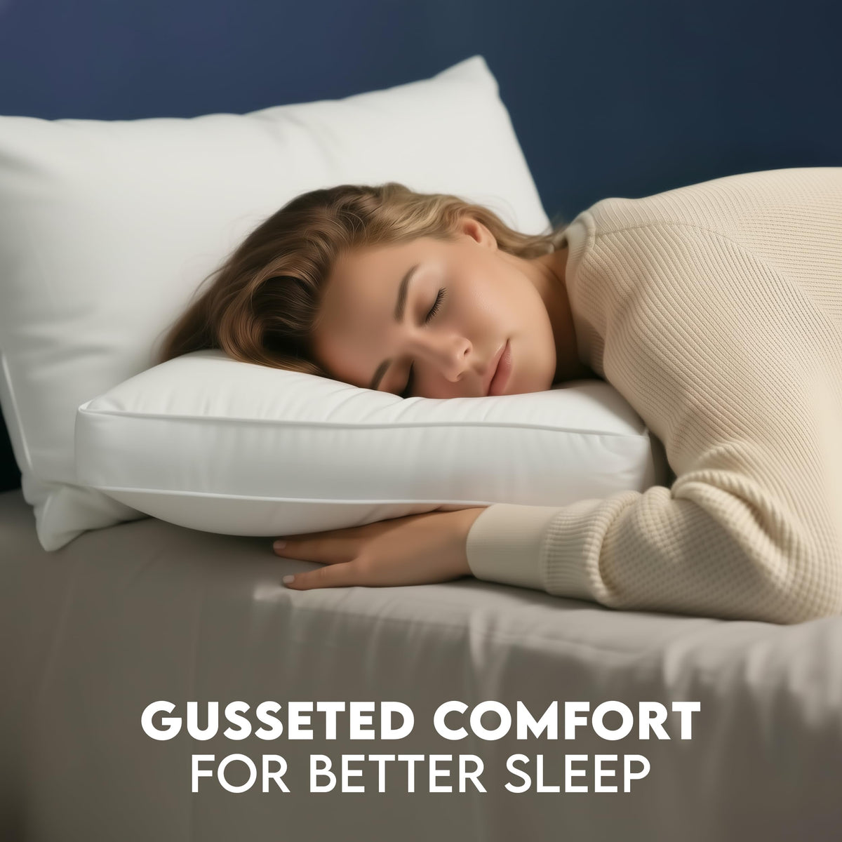 Utopia Bedding hotel-quality pillows add plush comfort to any bedroom.