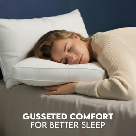 Utopia Bedding hotel-quality pillows add plush comfort to any bedroom.