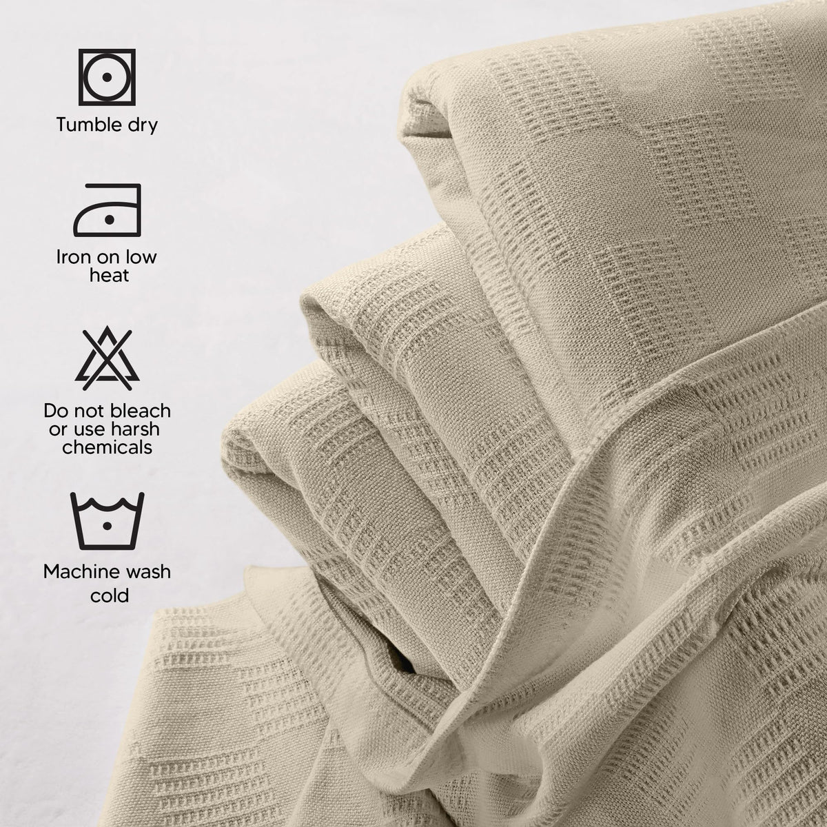 Utopia Bedding khaki thermal blanket lightweight and breathable for warm nights