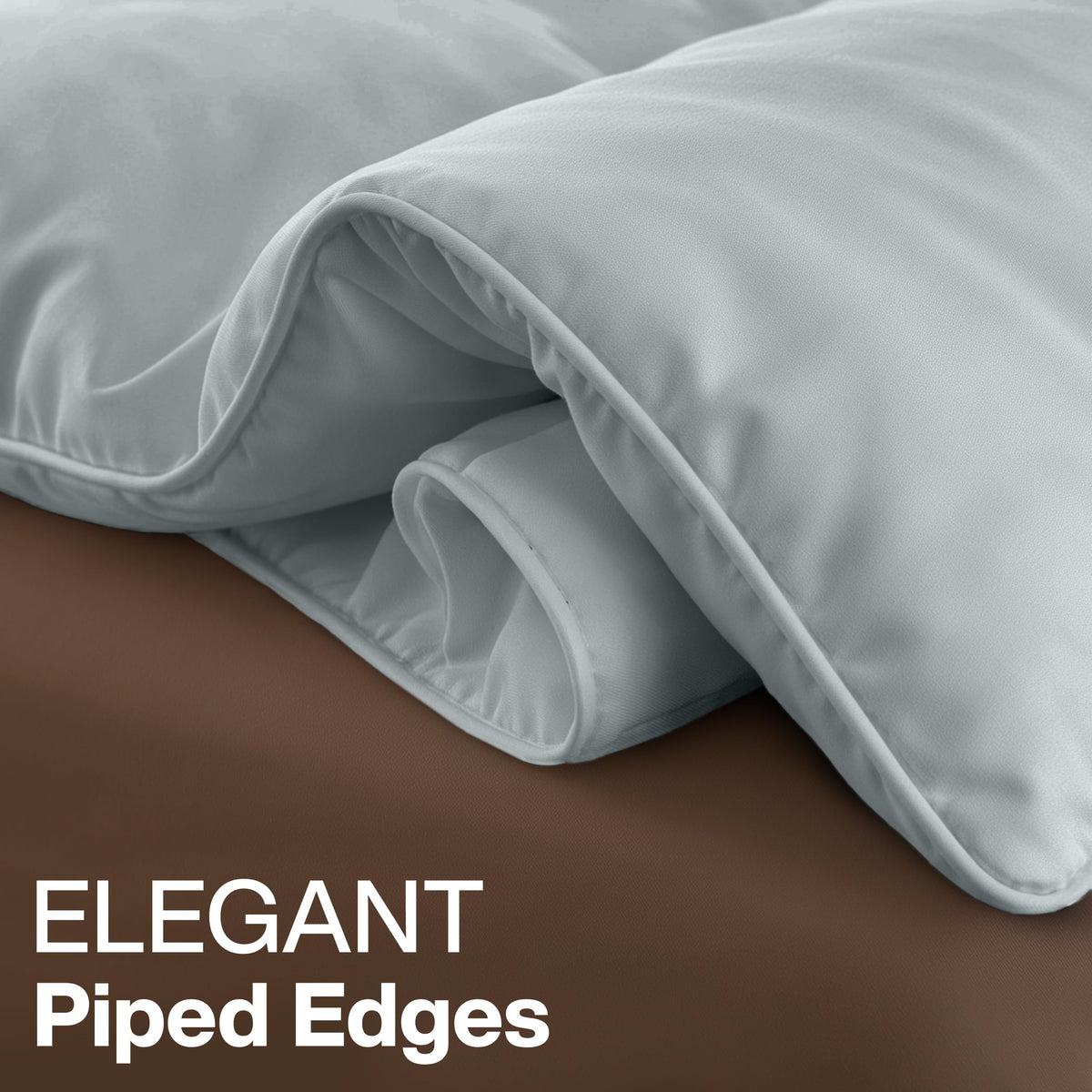 Utopia Bedding king comforter draped on bed showing full coverage.