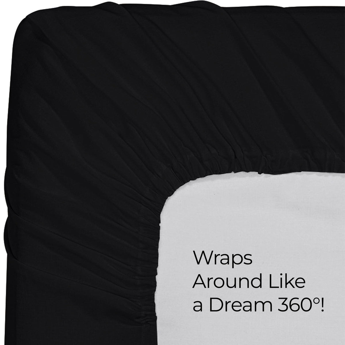 Utopia Bedding king fitted sheet ready for machine wash cold care