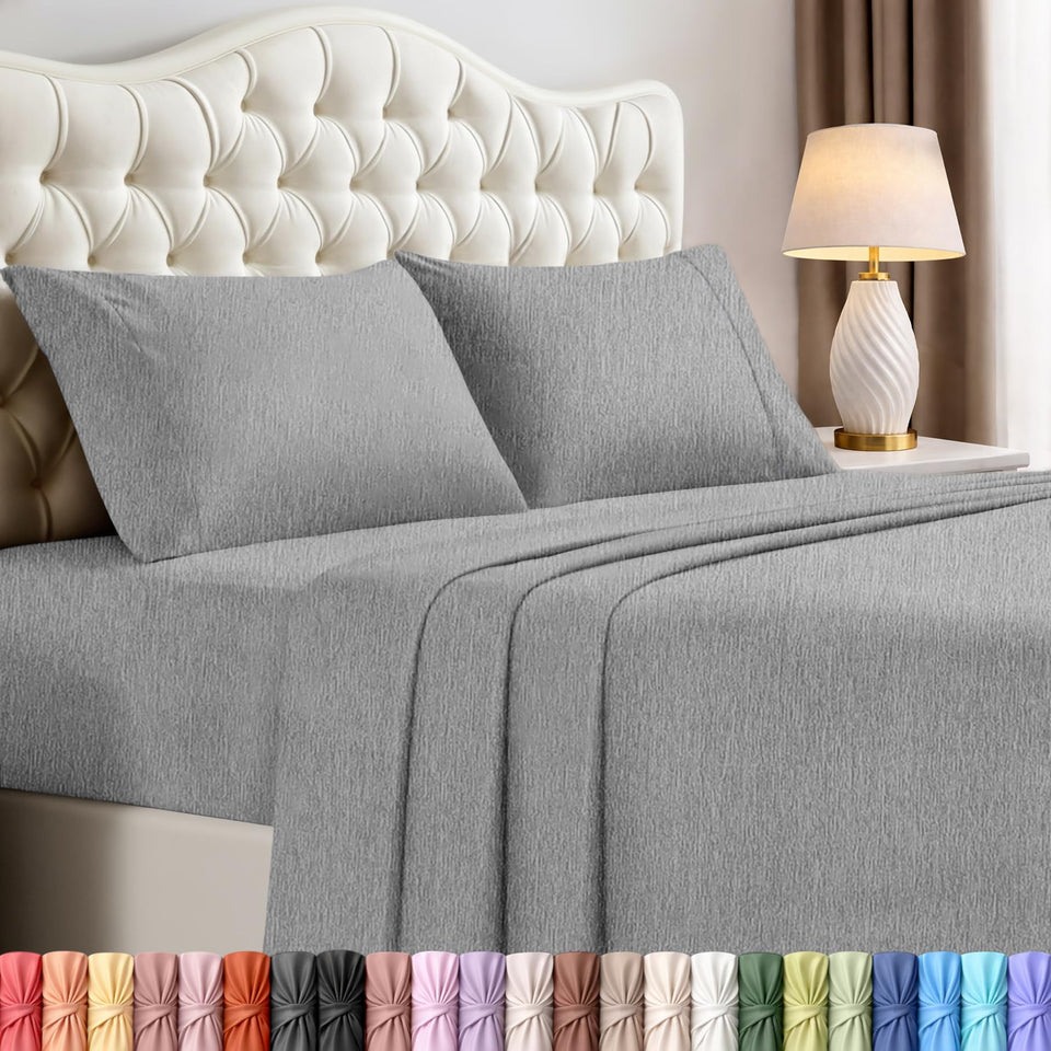 Utopia Bedding king flat sheet 105x102 for a smooth, cool sleep surface
