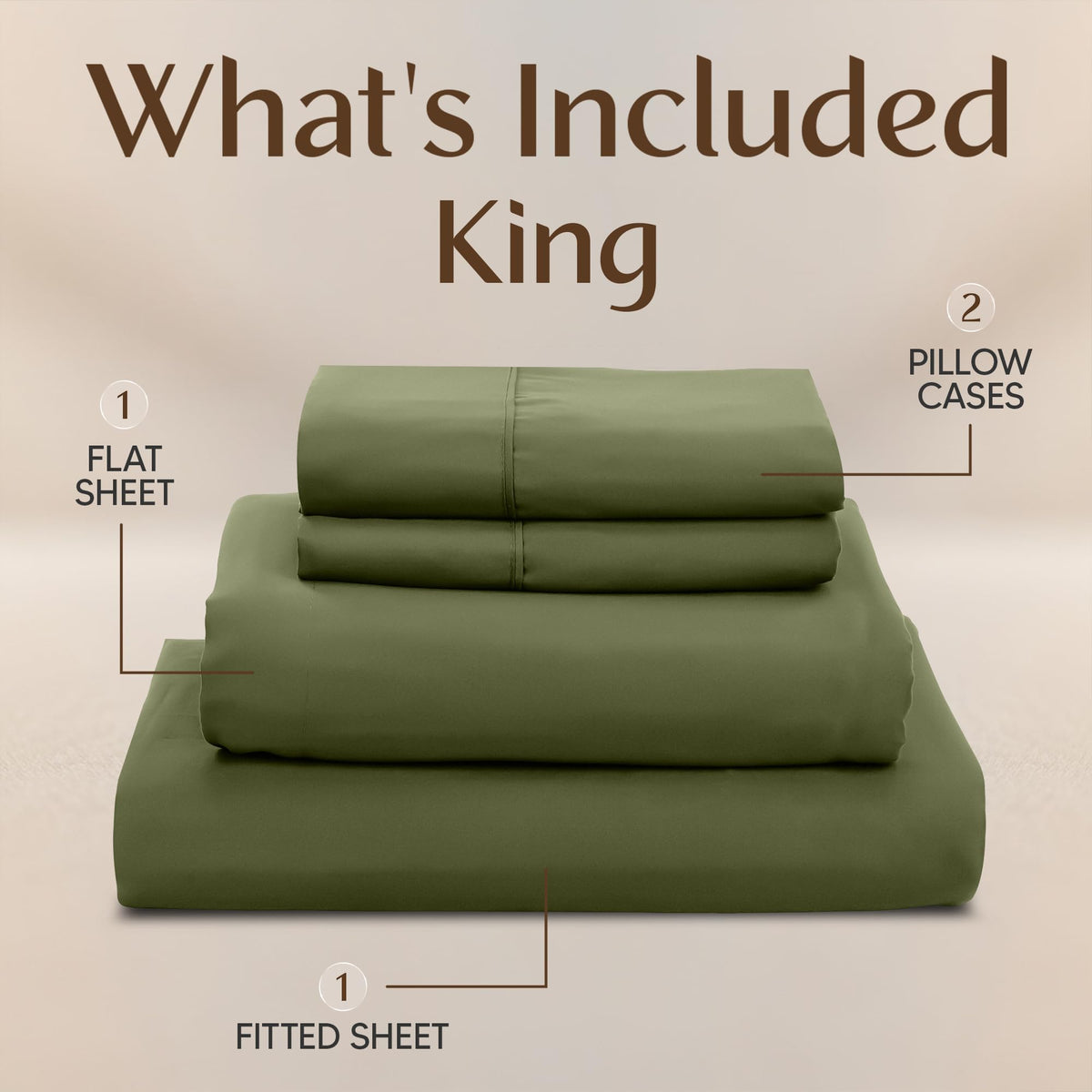 Utopia Bedding king pillowcase 20x40 for soft, breathable microfiber comfort.