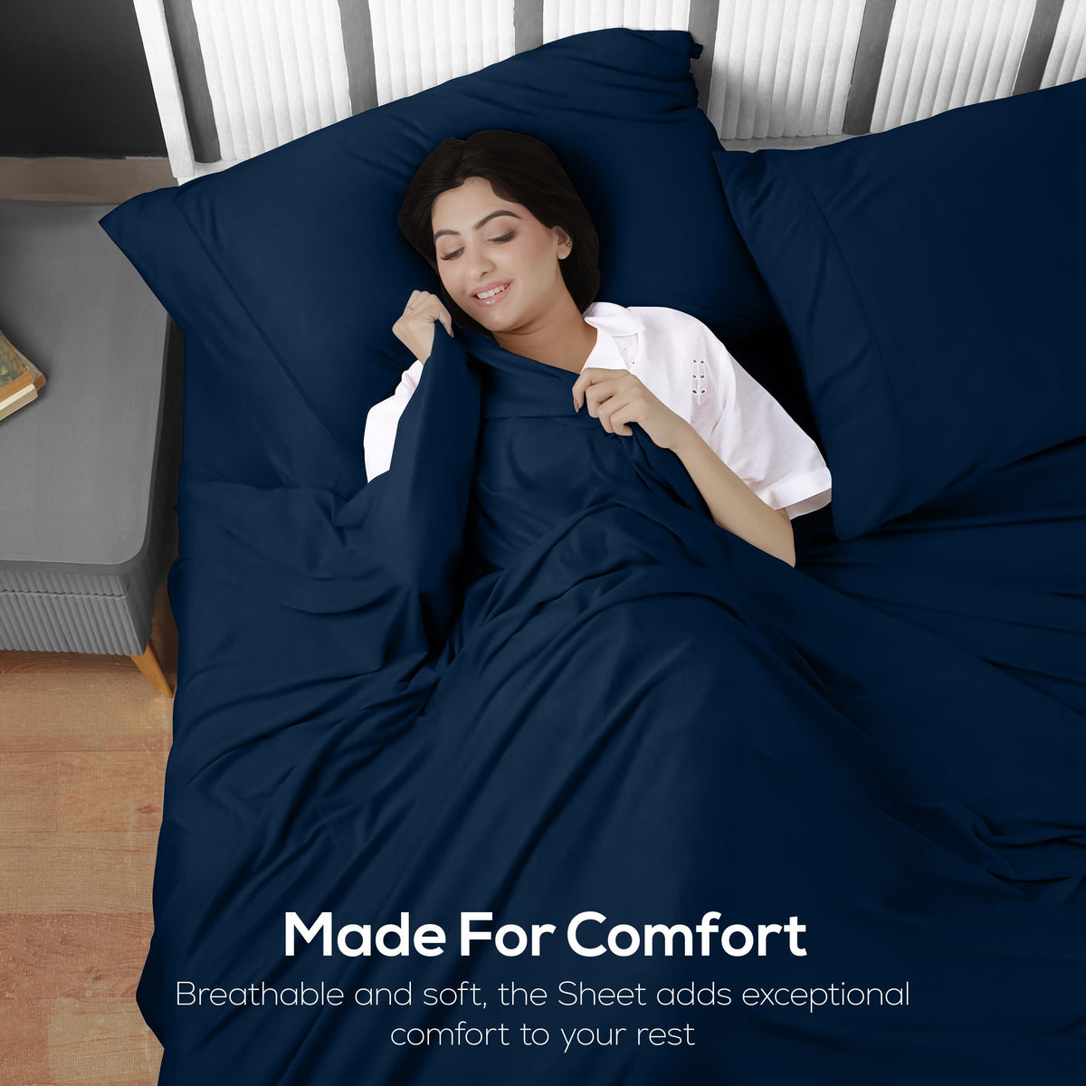 Utopia Bedding all-season jersey knit sheets for year-round comfort