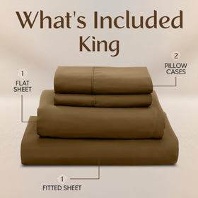 Utopia Bedding pillowcases accompany sheets for cozy, wrinkle-free sleep