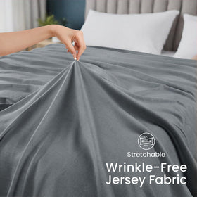 Utopia Bedding knit blanket folded neatly, showcasing lightweight comfort.